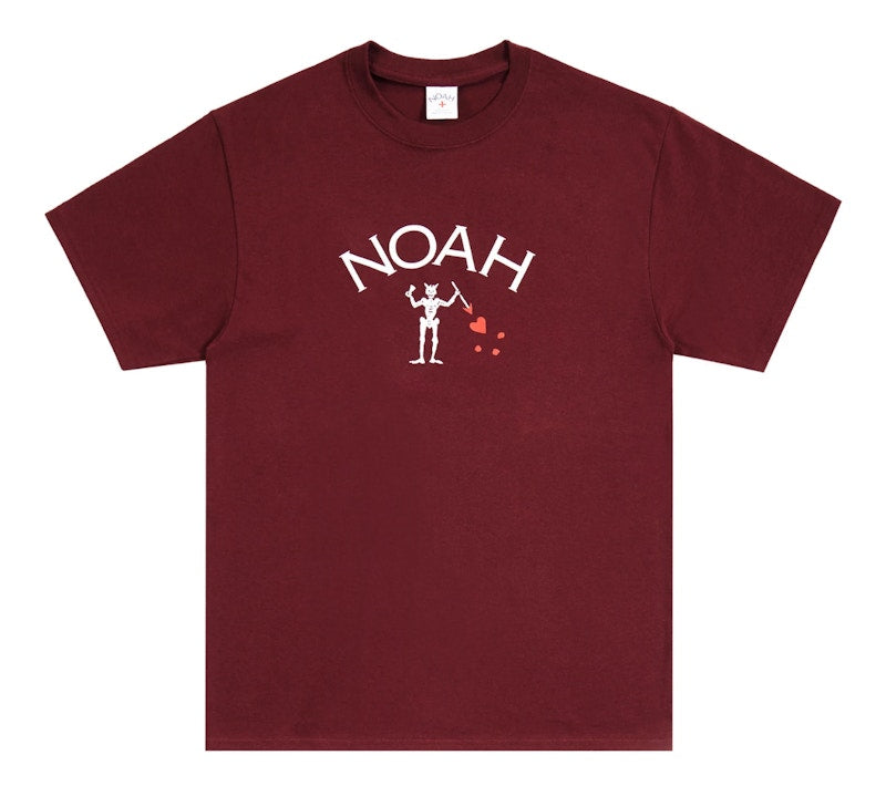 Noah Blackbeard Logo Tee Athletic Maroon