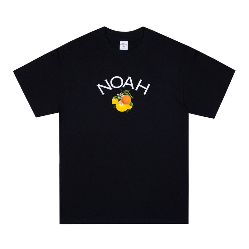 Noah Citrus Core Logo Tee Black