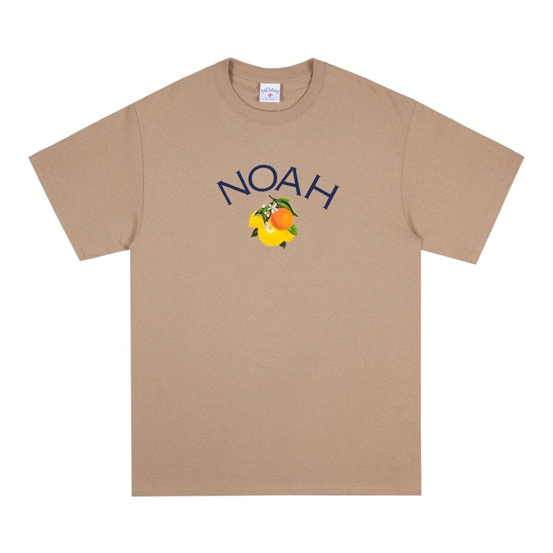 Noah Citrus Core Logo Tee Sand