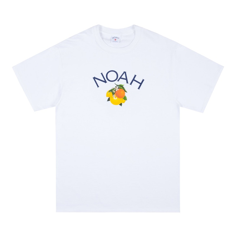 Noah Citrus Core Logo Tee White