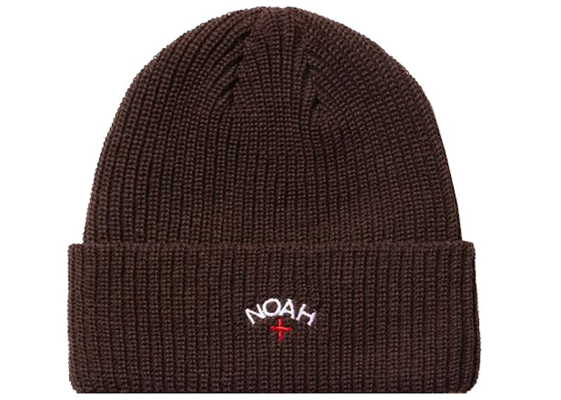 Noah Core Logo Beanie Mahogany