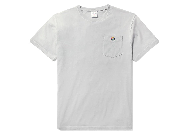 Noah Tulip Pocket Tee Pale Grey