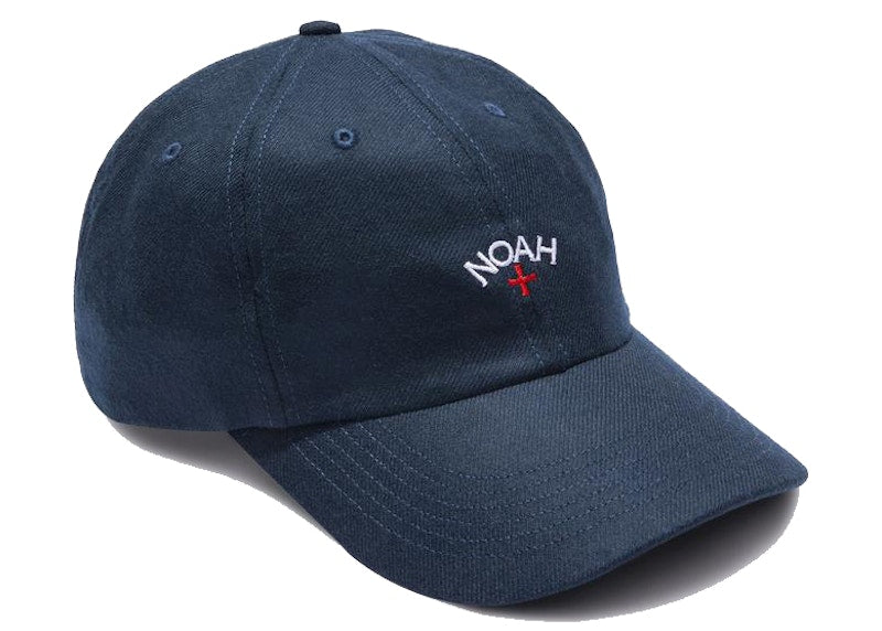 Noah Wool Core Logo 6-Panel Navy