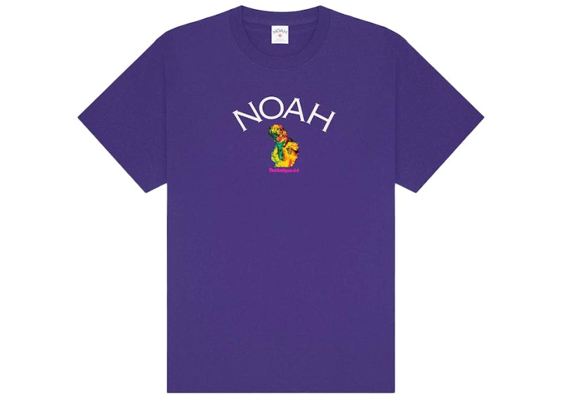 Noah x New Order Core Logo T-shirt Purple