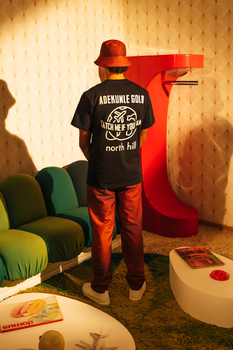 North Hill x Adekunle Gold Catch Me If You Can T-Shirt Black