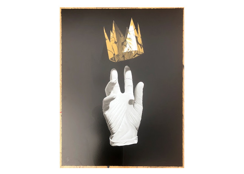 Nuno Viegas "Glove Crown" Print (Signed Edition of 50) Black Edition