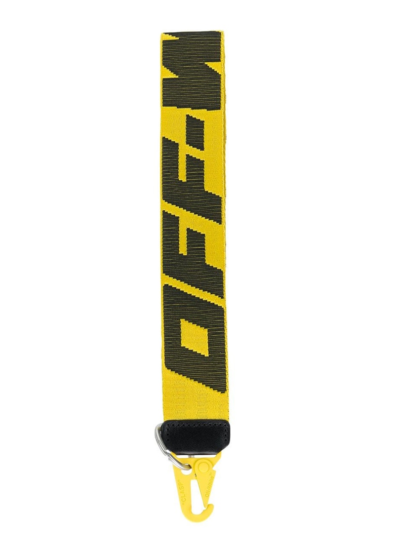 OFF-WHITE 2.0 Industrial FW21 Keychain Yellow/Black/Yellow