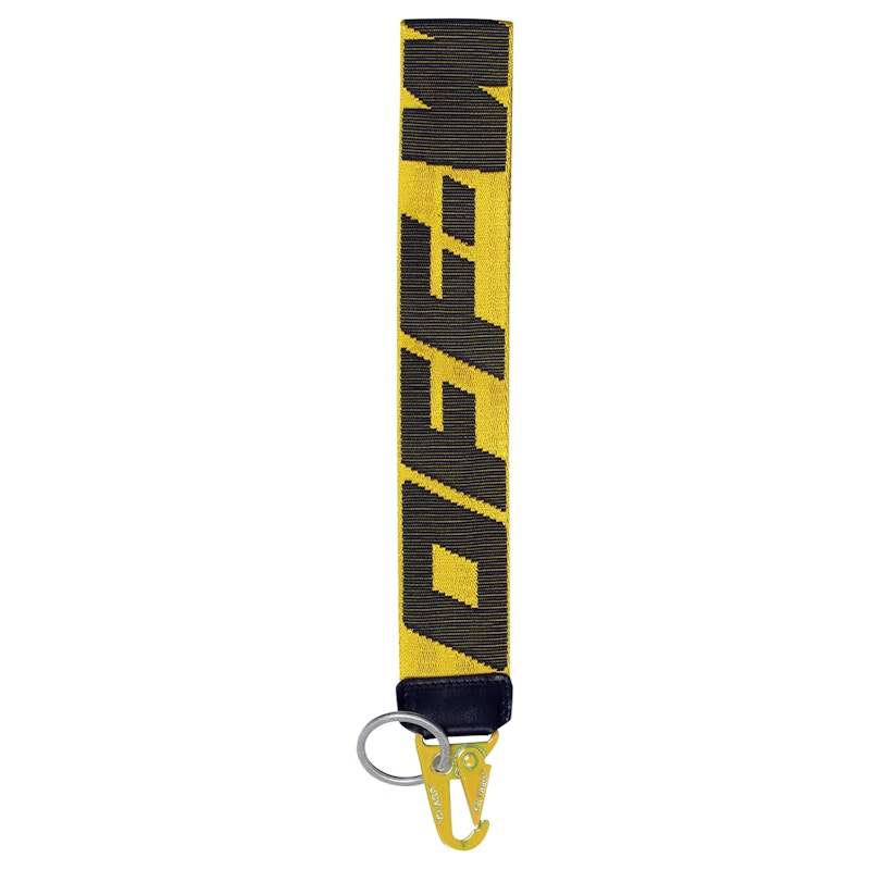 OFF-WHITE 2.0 Industrial Keychain Yellow/Black/Yellow