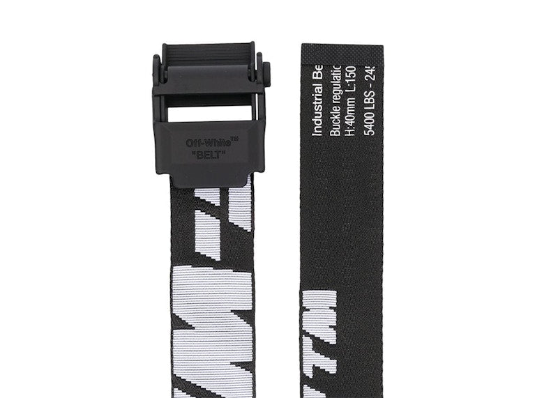 OFF-WHITE 2.0 Industrial Short Belt Black White