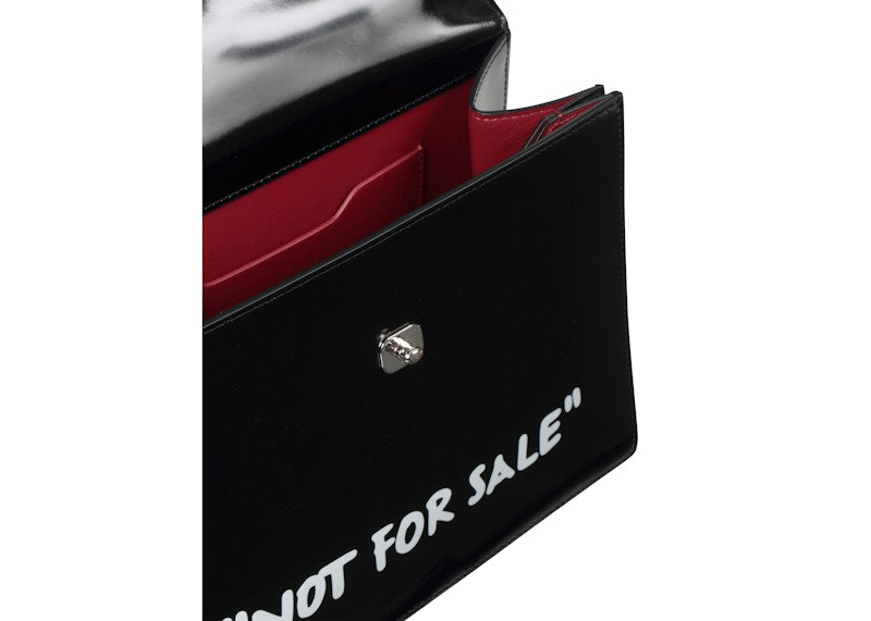 OFF-WHITE 2.8 Jitney Bag "NOT FOR SALE" White/Black