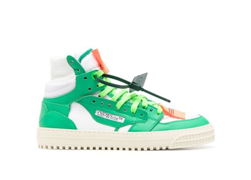 OFF-WHITE 3.0 Off Court High-Top Sneakers Green White
