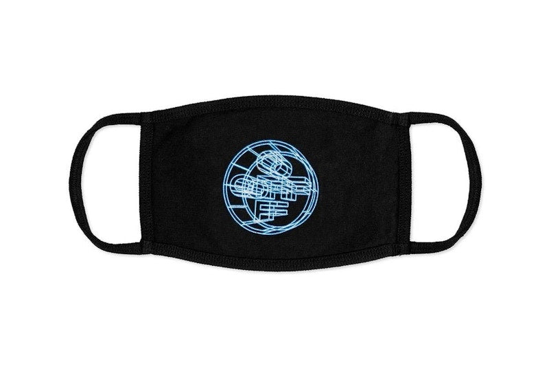 OFF-WHITE 3D Crossed Off Face Mask Black