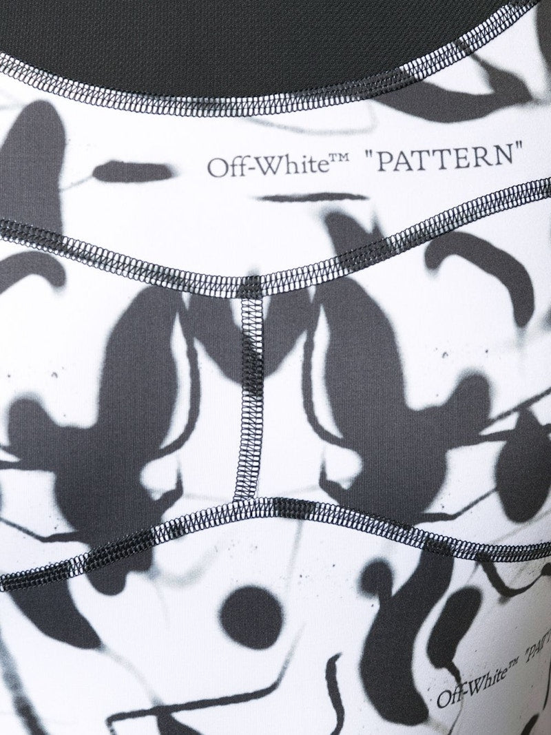 OFF-WHITE Abstract Print Performance T-shirt Black/White