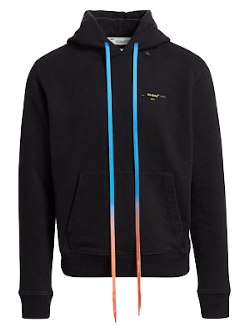 OFF-WHITE Acrylic Arrows Hoodie Black/Yellow