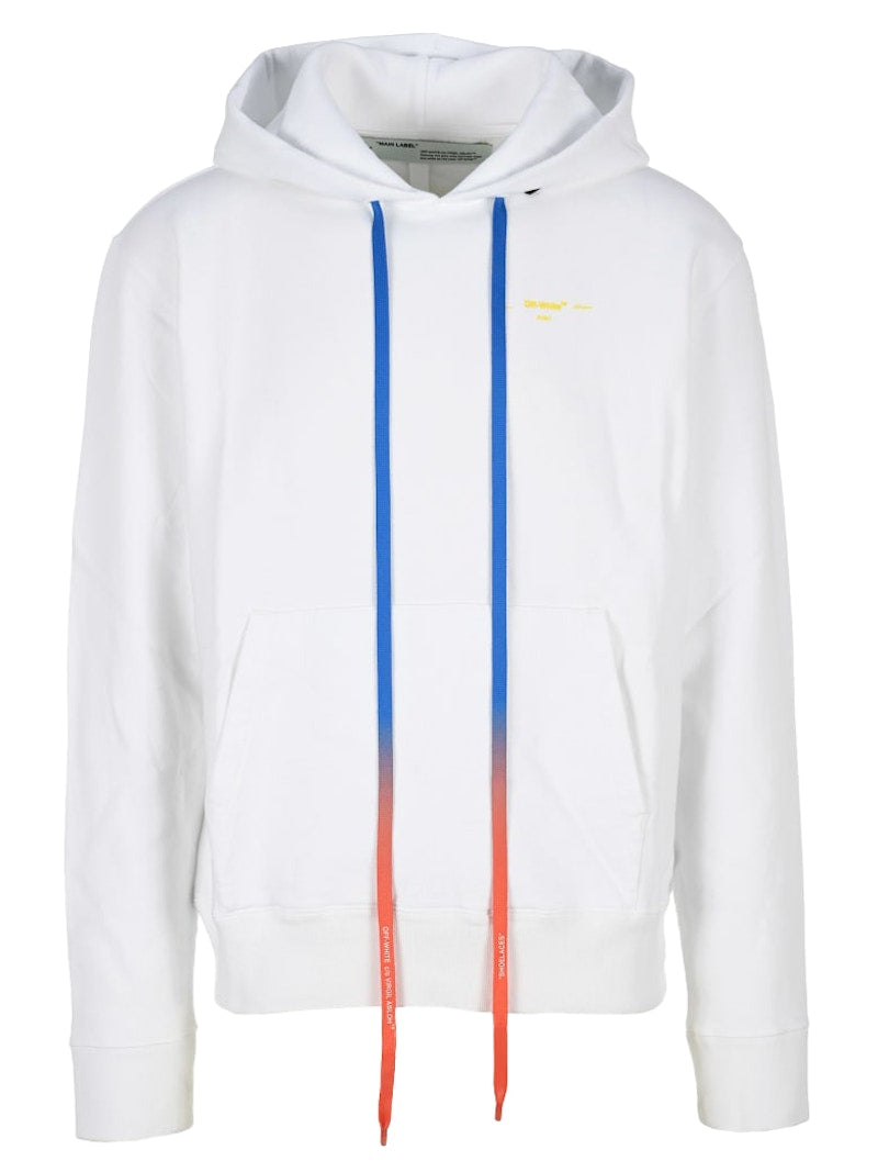 OFF-WHITE Acrylic Arrows Hoodie White/Yellow