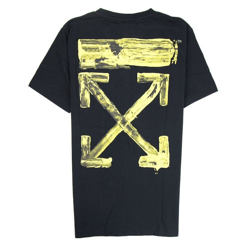OFF-WHITE Acrylic Arrows S/S T-shirt Black/Yellow