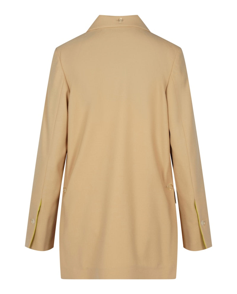 OFF-WHITE Active Light Wool Blend Tomboy Jacket Beige