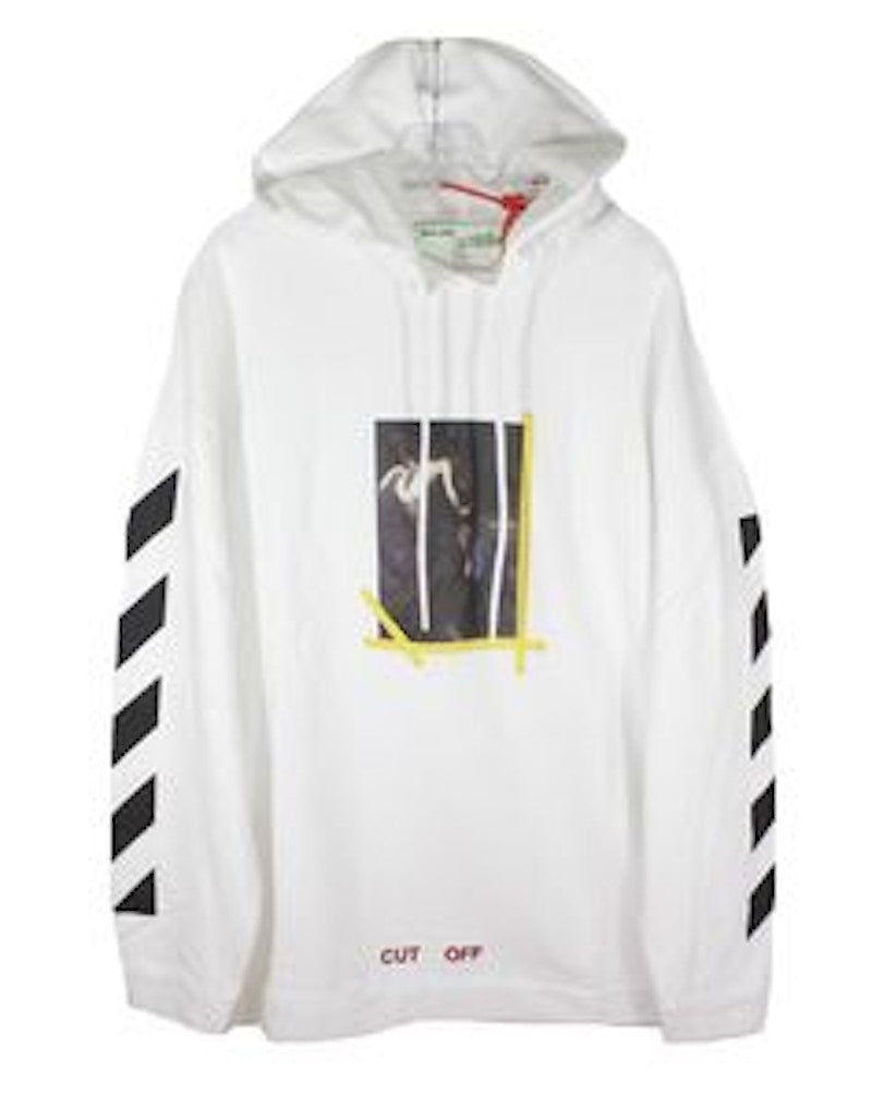 OFF-WHITE Annunciation Hoodie White