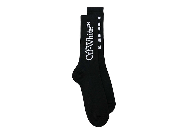 OFF-WHITE Arrow Bookish Socks Black/White