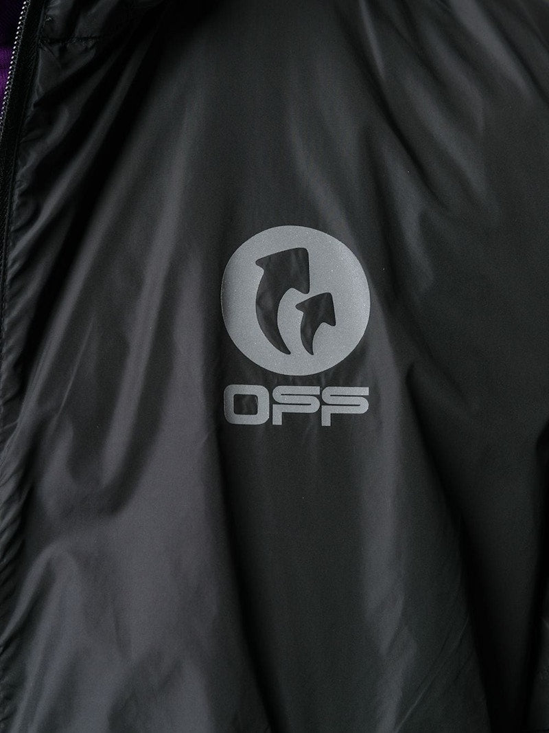 OFF-WHITE Arrow Logo Windbreaker Jacket Black