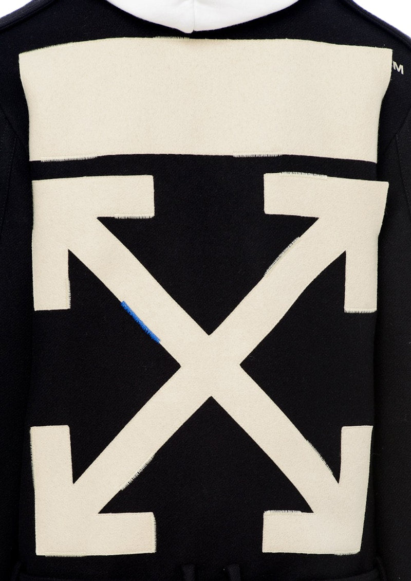 OFF-WHITE Arrow Peacoat Black