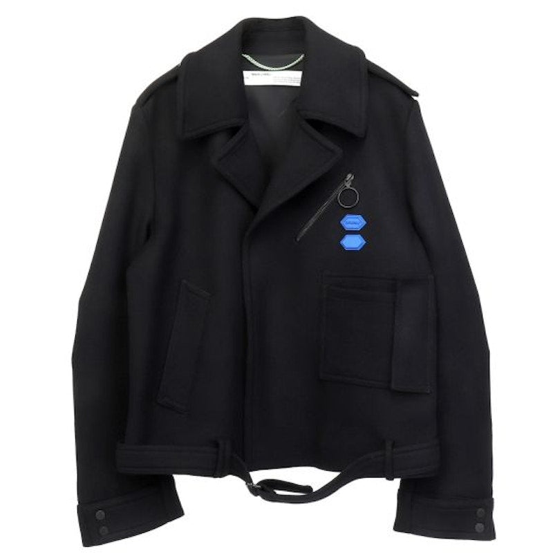 OFF-WHITE Arrow Peacoat Black