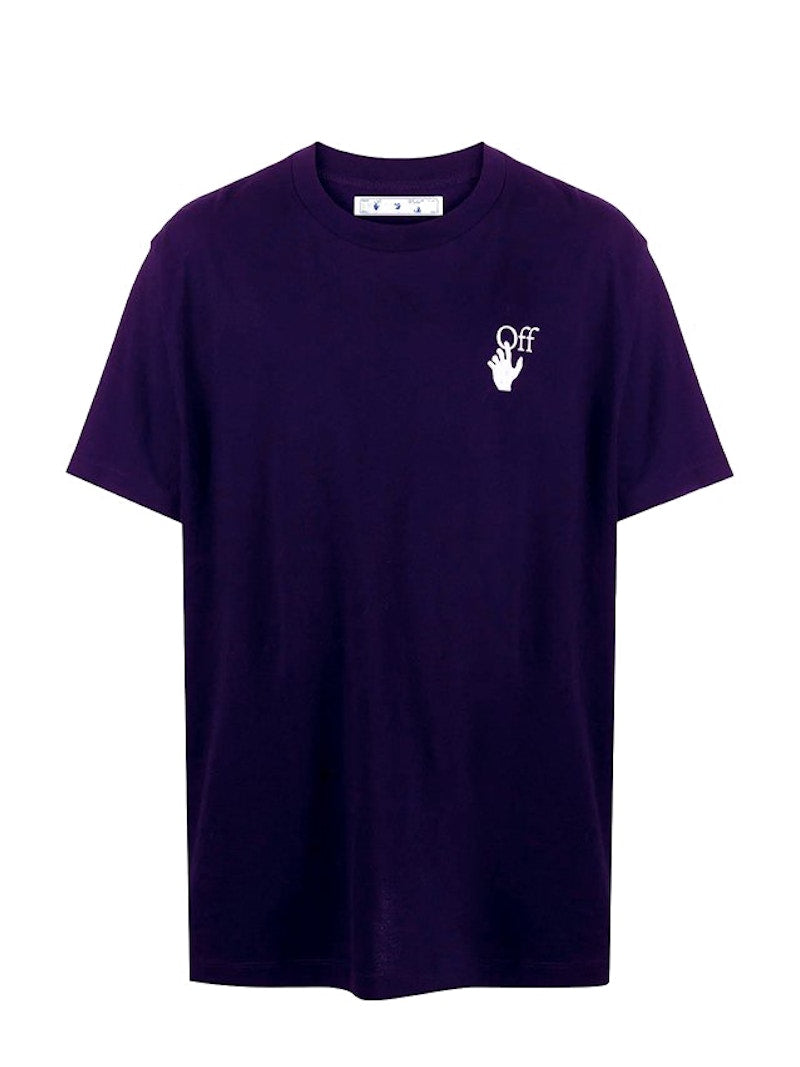 OFF-WHITE Arrow Print Logo Marker S/S Over Tee Navy/Purple