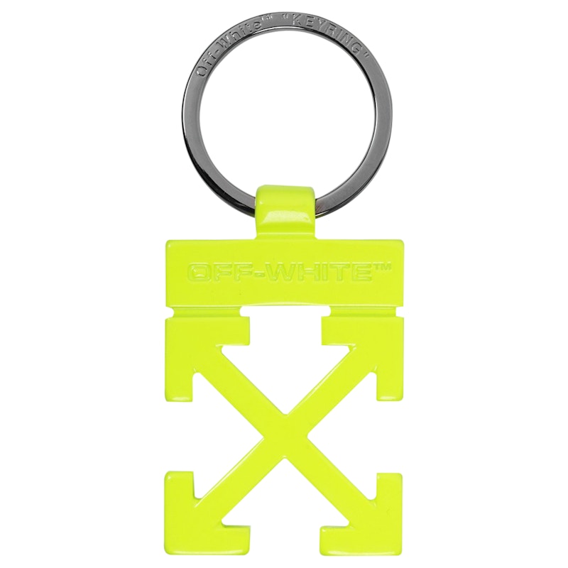 OFF-WHITE Arrows Keychain Fluo Yellow