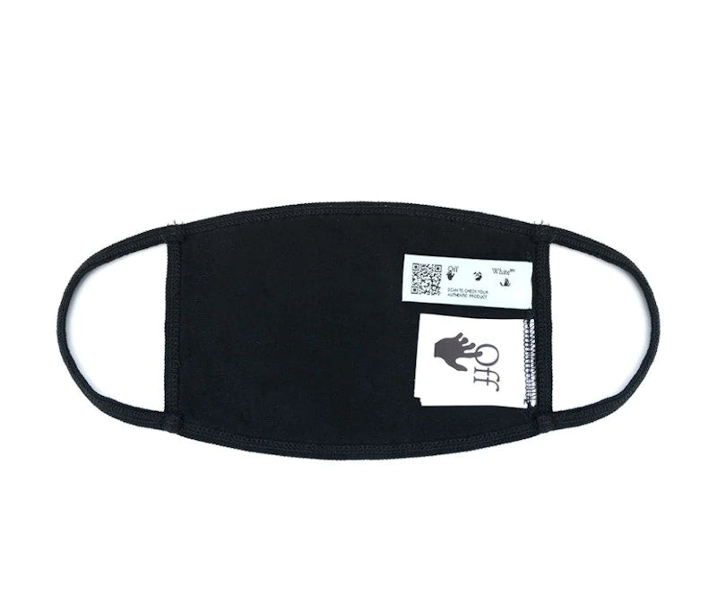OFF-WHITE Arrows Logo Facemask Black/White