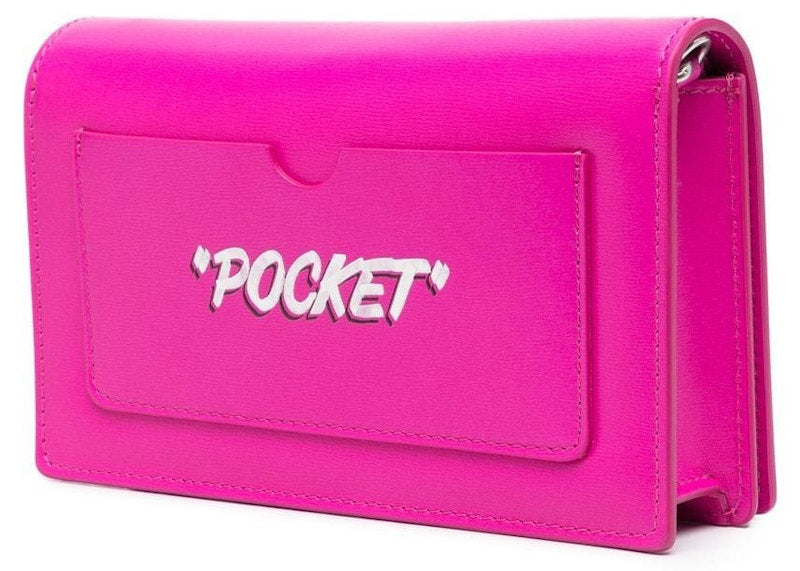 OFF-WHITE Arrows Motif Crossbody Bag Pink