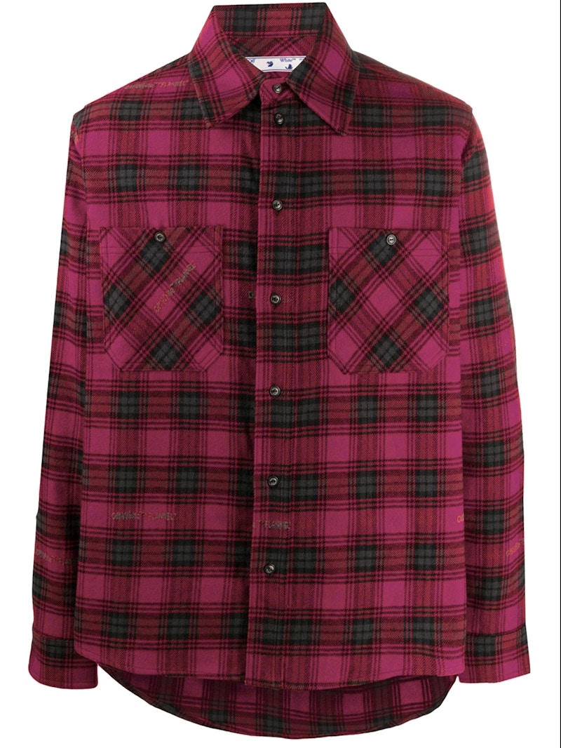 OFF-WHITE Arrows Print Shirt Red