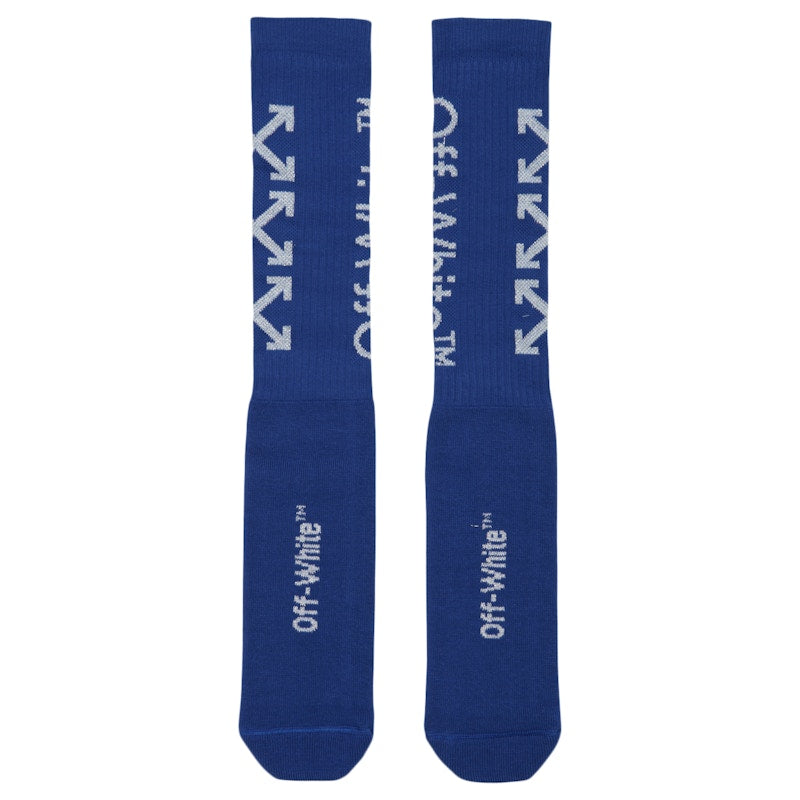 OFF-WHITE Arrows Socks (SS19) Blue/Grey