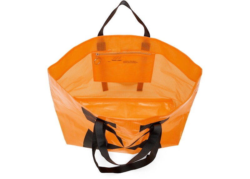 OFF-WHITE Arrows Tyvek Tote Orange/Black