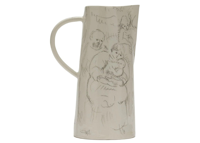 OFF-WHITE Art Print Ceramic Jug