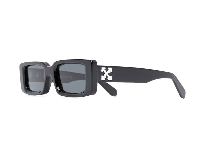 OFF-WHITE Arthur Square Frame Sunglasses Black/White (OERI016Y21PLA0011007)