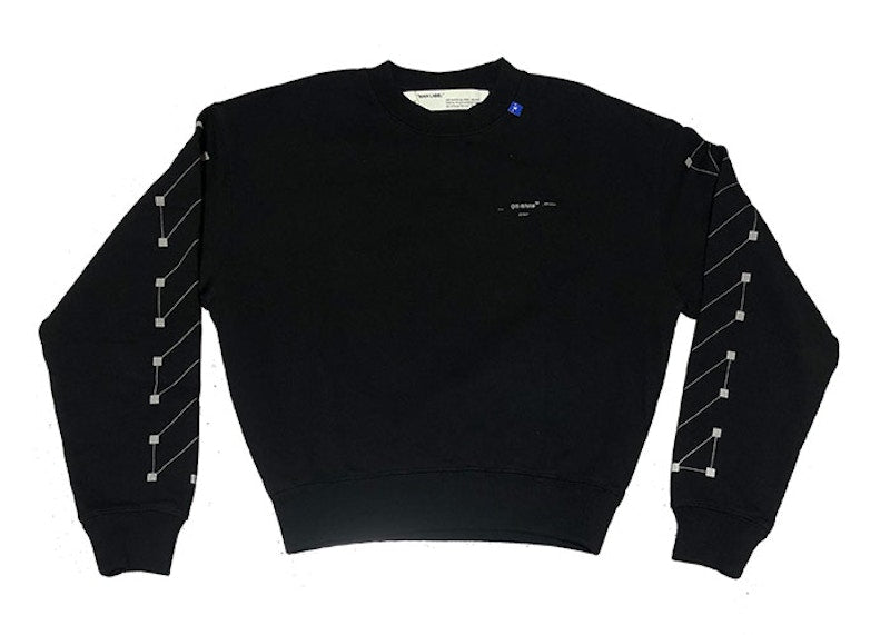 OFF-WHITE Backbone Arrows Crewneck Black