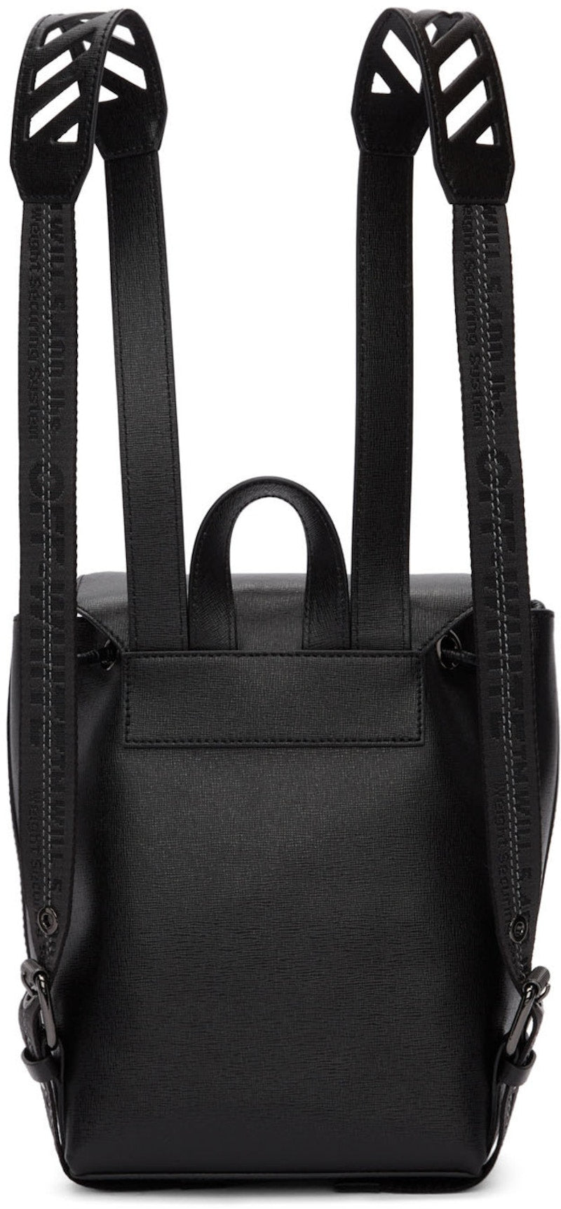 OFF-WHITE Backpack Diag Black White