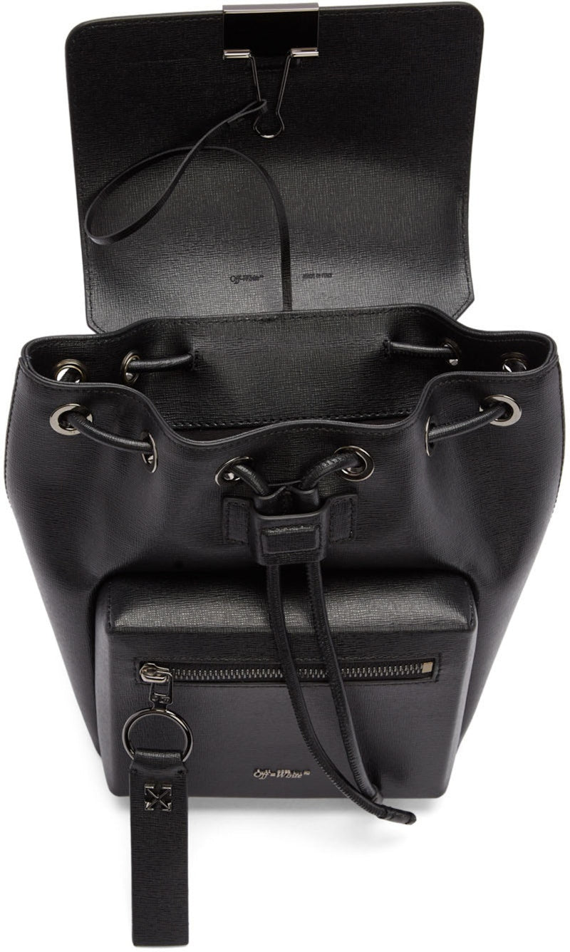 OFF-WHITE Backpack Diag Black White Yellow