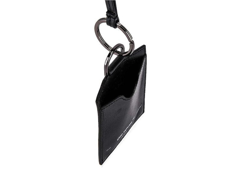 OFF-WHITE Badge Card Holder Black