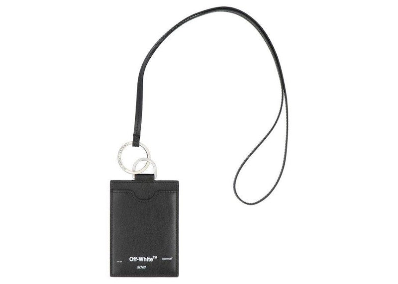OFF-WHITE Badge Card Holder Black