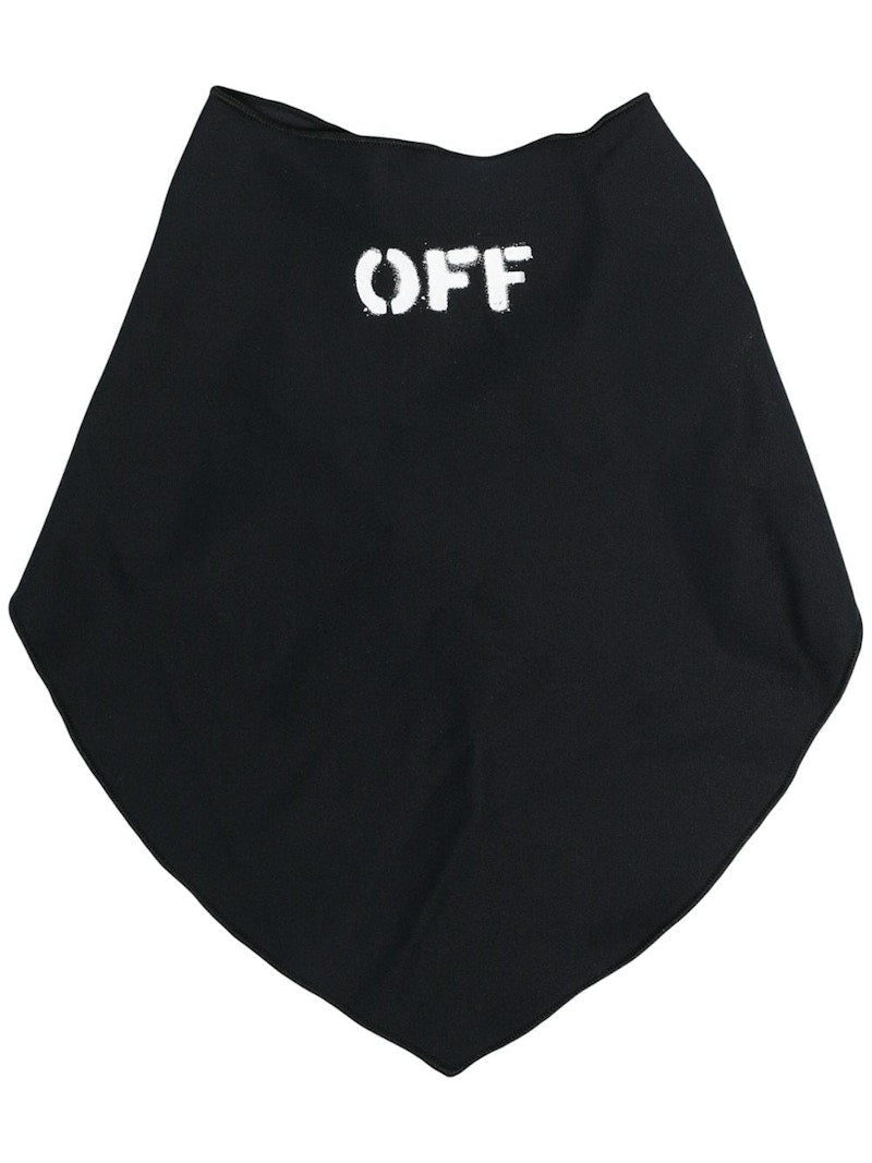 OFF-WHITE Bandana Face Mask Black/White