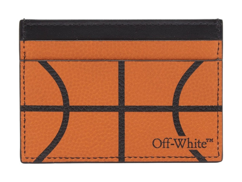OFF-WHITE Basketball Simple Card Case Orange