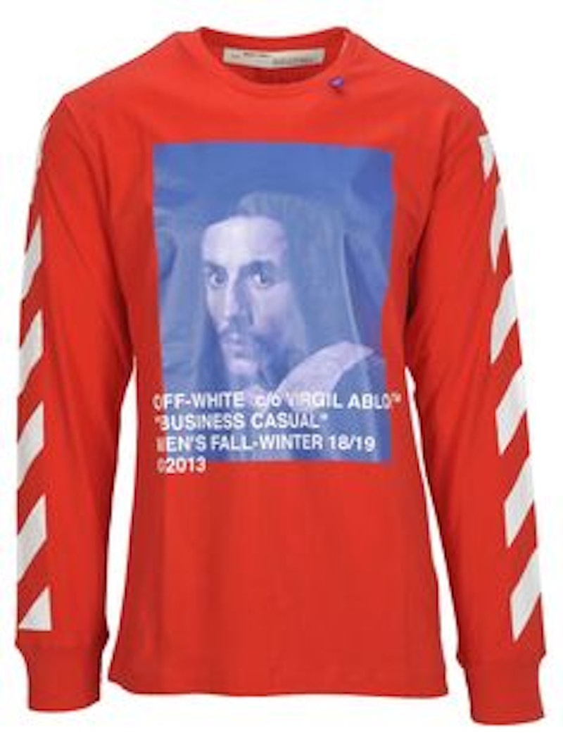 OFF-WHITE Bernini L/S Tee Red