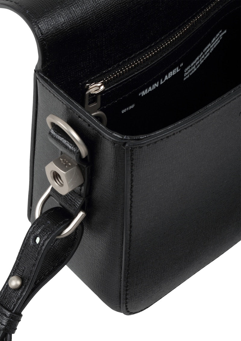OFF-WHITE Binder Clip Bag Sculpture Black White