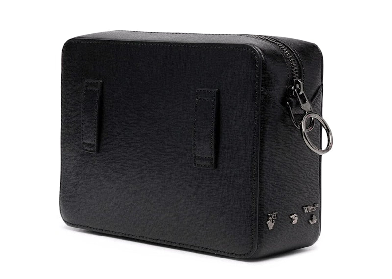 OFF-WHITE Binder Diag Camera Shoulder Bag SS22 Black White Yellow