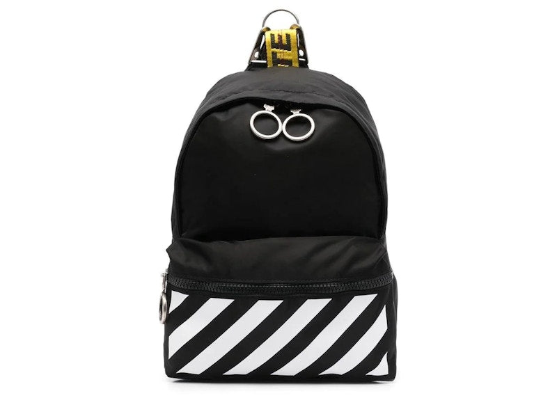 OFF-WHITE Binder Mini Backpack Black