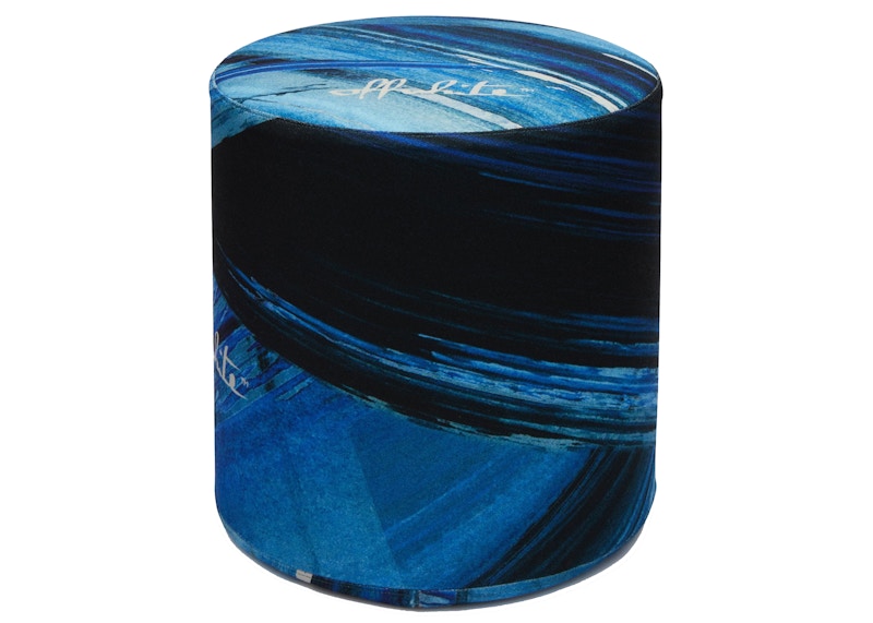 OFF-WHITE Blue Brushes Pattern Stool