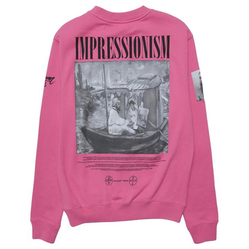OFF-WHITE Boat Print Sweatshirt Pink/Black