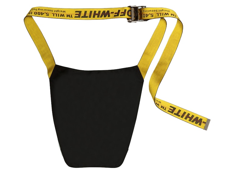 OFF-WHITE BodyBag Black Yellow