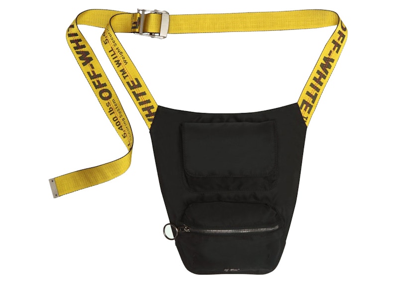 OFF-WHITE BodyBag Black Yellow
